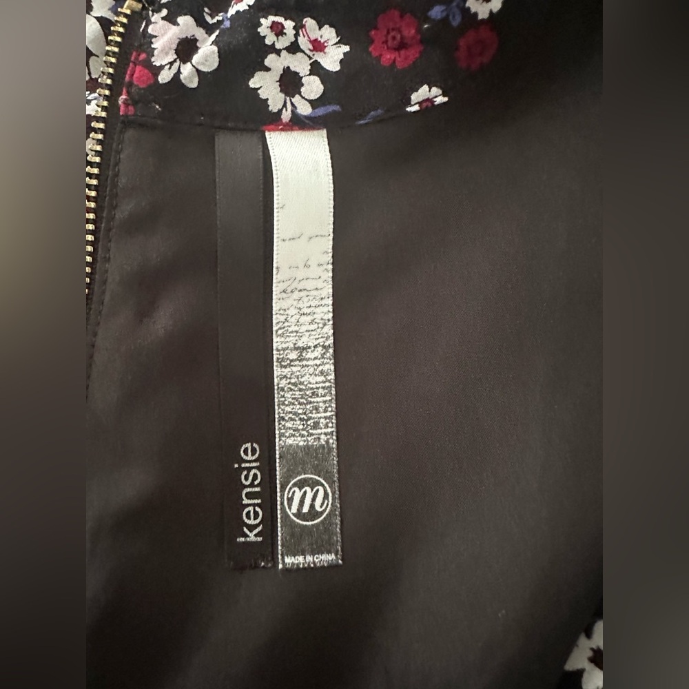 Kensie Black Floral Dress - Picture 7 of 8